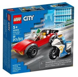 Lego CITY 60392 Motocykl policyjny - pościg za samochodem