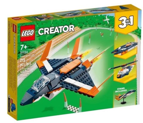 Lego CREATOR 31126 Odrzutowiec naddźwiękowy