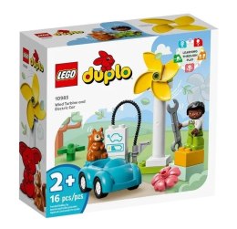 Lego DUPLO 10985 Turbina wiatrowa i samochód elektryczny