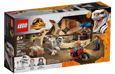 Lego JURRASIC WORLD 76945 Atrociraptor pościg na motorze LEGO