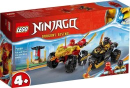 LEGO® NINJAGO® Bitwa samochodowo-motocyklowa między Kaiem a Rasem (71789)