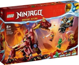 LEGO® NINJAGO® Lawowy smok zmieniający się w falę ognia (71793)