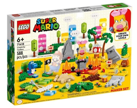 Lego SUPER MARIO 71418 Kreatywna Skrzyneczka - Zestaw Twórcy