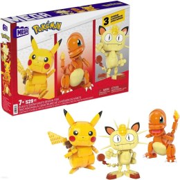 Mega Pokemon - Buduj i eksponuj Trio z Kanto HPF94 Mattel