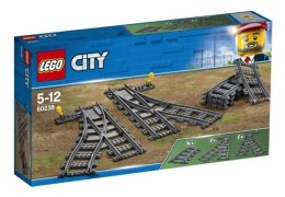 Lego CITY 60238 Zwrotnice - rozbuduj swoją kolekcję torów!