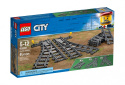 Lego CITY 60238 Zwrotnice - rozbuduj swoją kolekcję torów!