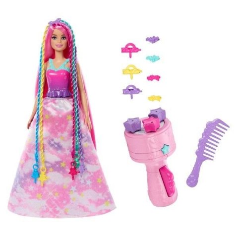 Barbie Dreamtopia Księżniczka Zakręcone pasemka Mattel