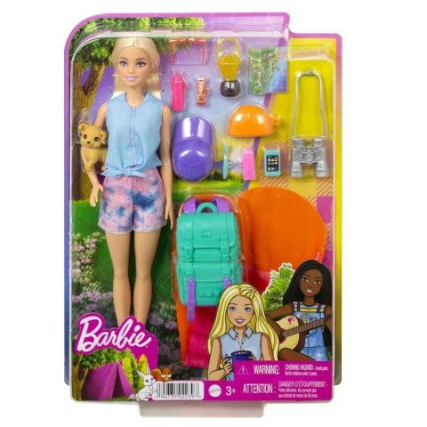 Barbie Malibu na kempingu lalka+akcesoria Mattel