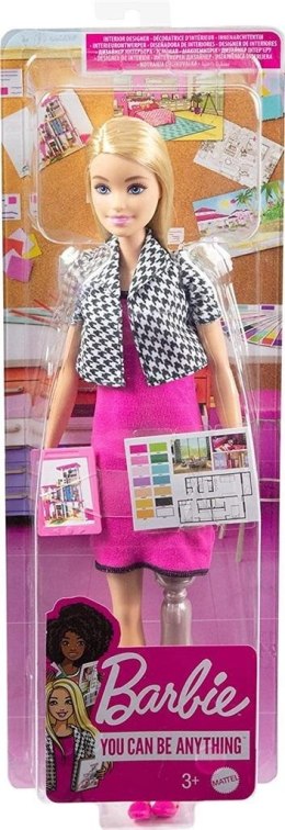 Barbie: lalka kariera Projektantka wnętrz HCN12 Mattel