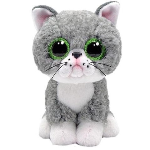 Beanie Boos Fergus - szary kot 15cm TY