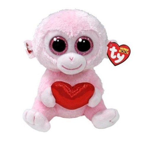 Beanie Boos Gigi - małpka z sercem 15cm TY