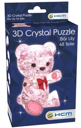 Crystal puzzle Miś Lily różowy Bard Centrum Gier