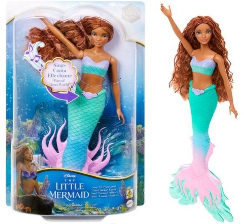 Disney Mała Syrenka. Lalka Ariel HMX22 Mattel