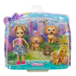 Enchantimals Lalka Rodzina pieski HHB85 Mattel