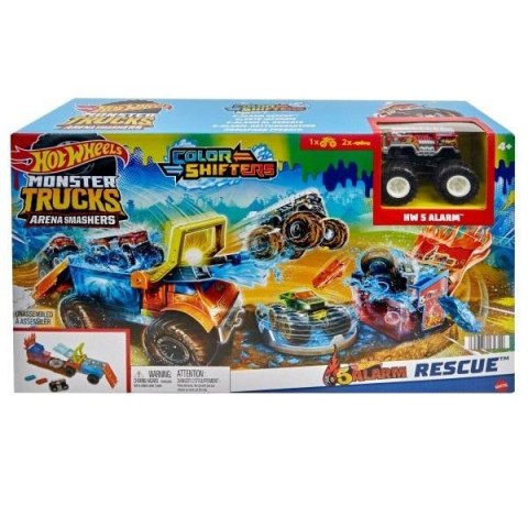 Hot Wheels Monster Trucks Na ratunek zmiana koloru Mattel