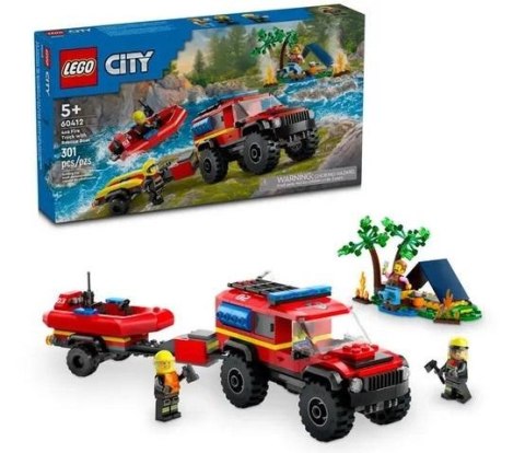 LEGO(R) CITY 60412 (3szt) Terenowy wóz strażacki z.. LEGO(R)