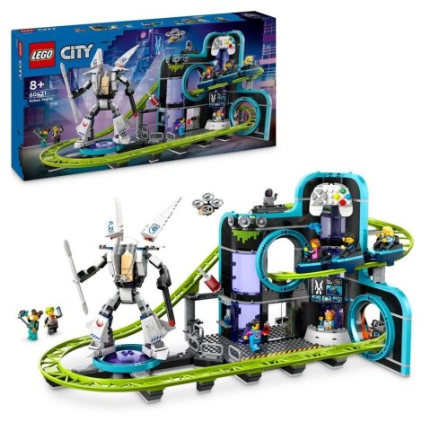 LEGO(R) CITY 60421 Park świat robotów z rollercoast. LEGO(R)