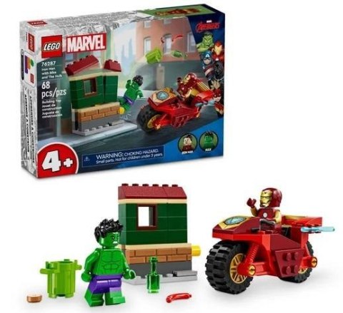 LEGO(R) SUPER HEROES 76287 (4szt) Iron Man i Hulk LEGO(R)