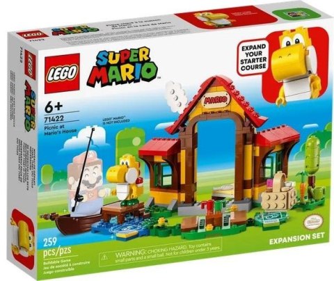 LEGO(R) SUPER MARIO 71422 (6szt) Piknik w domu Mario LEGO(R)