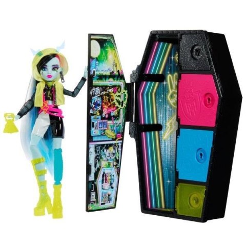 Monster High Straszy sekrety Frankie Stein neon Mattel