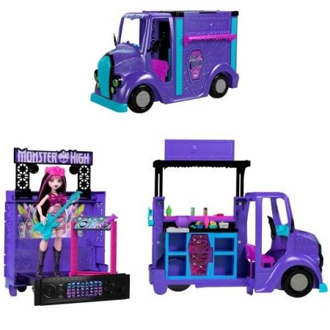 Monster High. Zestaw Koncertowy Food Truck + Lalka Mattel