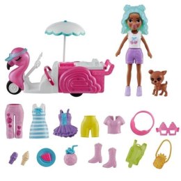 Polly Pocket Zestaw Flaming wózek z przekąskami Mattel