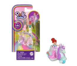 Polly Pocket. Figurka z pojazdem -Jednorożec HMJ81 Mattel