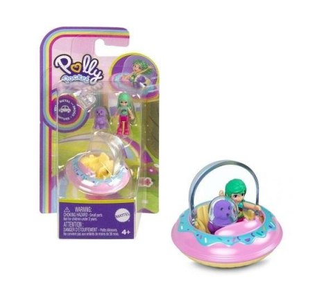 Polly Pocket. Figurka z pojazdem - Pączek HKV57 Mattel