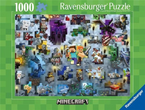 Puzzle 1000 Challenge. Minecraft Ravensburger