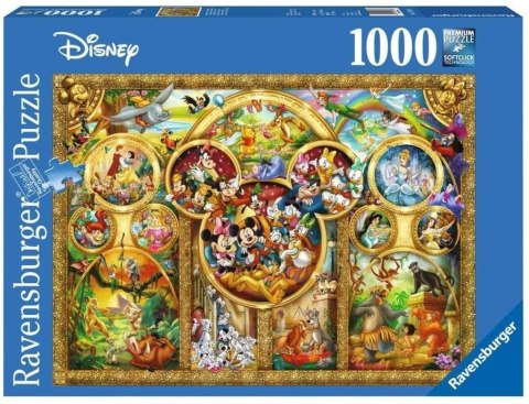 Puzzle 1000 Najpiękniejsze momenty Disneya Ravensburger