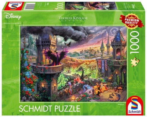 Puzzle 1000 Thomas Kinkade, Czarownica Disney G3