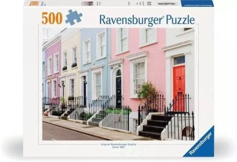 Puzzle 2D 500 Kolorowe Kamienice Londyn Ravensburger