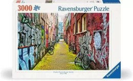 Puzzle 3000 Ulice Amsterdamu Ravensburger