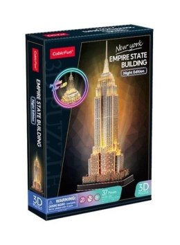 Puzzle 3d Empire State Building (wersja nocna) Cubic Fun