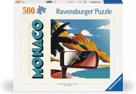 Puzzle 500 Pozdrowienia z Monako Ravensburger