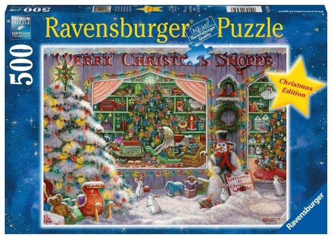 Puzzle 500 Sklep świąteczny Ravensburger