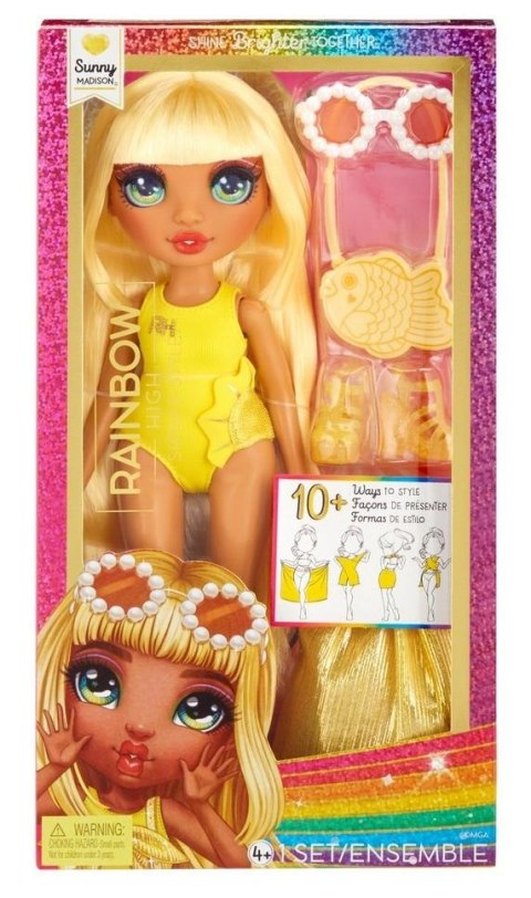 Rainbow High Swim&Style Fashion Doll - Sunny MGA