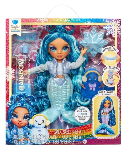 Rainbow High Winter Wonderland Doll- Skyler (Blue) MGA